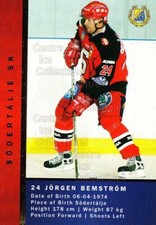 2005-06 Swedish Elitset Teammates #11 Jorgen Bemstrom, Timmy Pettersson