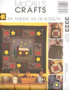 Pattern McCalls Sewing Quilt Patchwork Pillow Holiday Wall Hanging OOP NEW - Picture 1 of 1