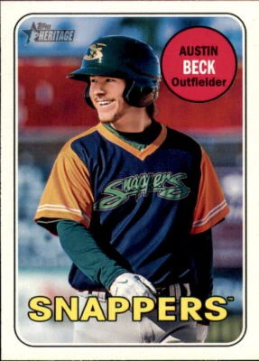 2018 Topps Heritage Minors #88 Austin Beck - NM-MT - Image 1 of 2