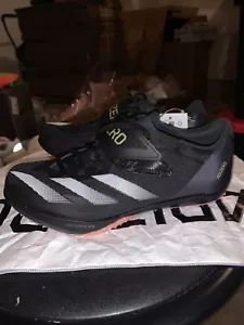 Size 4.5 Adidas Adizero HJ High Jump Men's Track & Field Black/White ID0304 NEW! - Picture 1 of 7