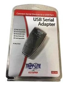 TRIPP.LITE USB to Serial Adapter, Model: USA-19HS, Black, New! - Picture 1 of 4
