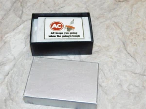 Ältere AC Zündkerzen Marmorsockel Werbung Briefbeschwerer Premium Originalverpackt - Bild 1 von 3