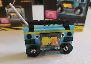 Brickcraft MTV Retro Boom Box Brick Building Set Music TV 94 Pieces - Picture 1 of 9