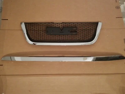 Juego de 2 piezas parachoques delantero ACADIA 2007-2012 moldura cromada y rejilla NUEVO PAR Foto 1 de 4