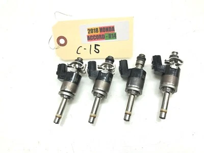 2018-2022 HONDA ACCORD 1.5L FUEL INJECTORS SET X4 OEM #NOTES - Image 1 of 4