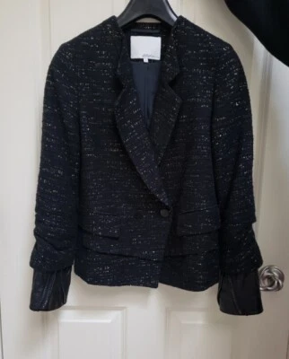 Chaqueta negra para mujer 3.1 Phillip Lim talla 2, XS/S Foto 1 de 4