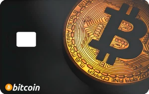 Bitcoin Credit Card sticker Matte finish Cryptocurrency - Picture 1 of 1