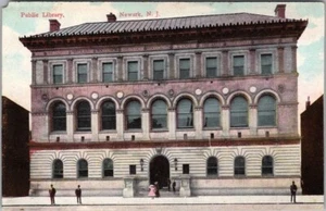Postal ""Biblioteca Pública"" de la década de 2010 de Newark, Nueva Jersey edificio/Street View - Imagen 1 de 2