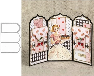 3Pcs Frame Metal Die Cuts, Christmas Frame Cutting Dies Cut Stencils Card Paper - Picture 1 of 9