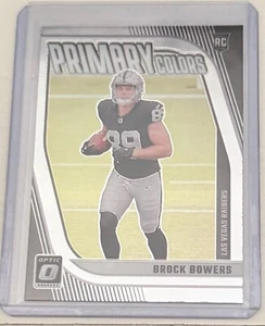2024 Panini Donruss Optic #8 PRIMARY COLORS Brock Bowers RC SIlver - Picture 1 of 3