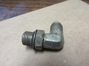 HYDRAULIC FITTING 90 DEGREE THREADED - Picture 1 of 2