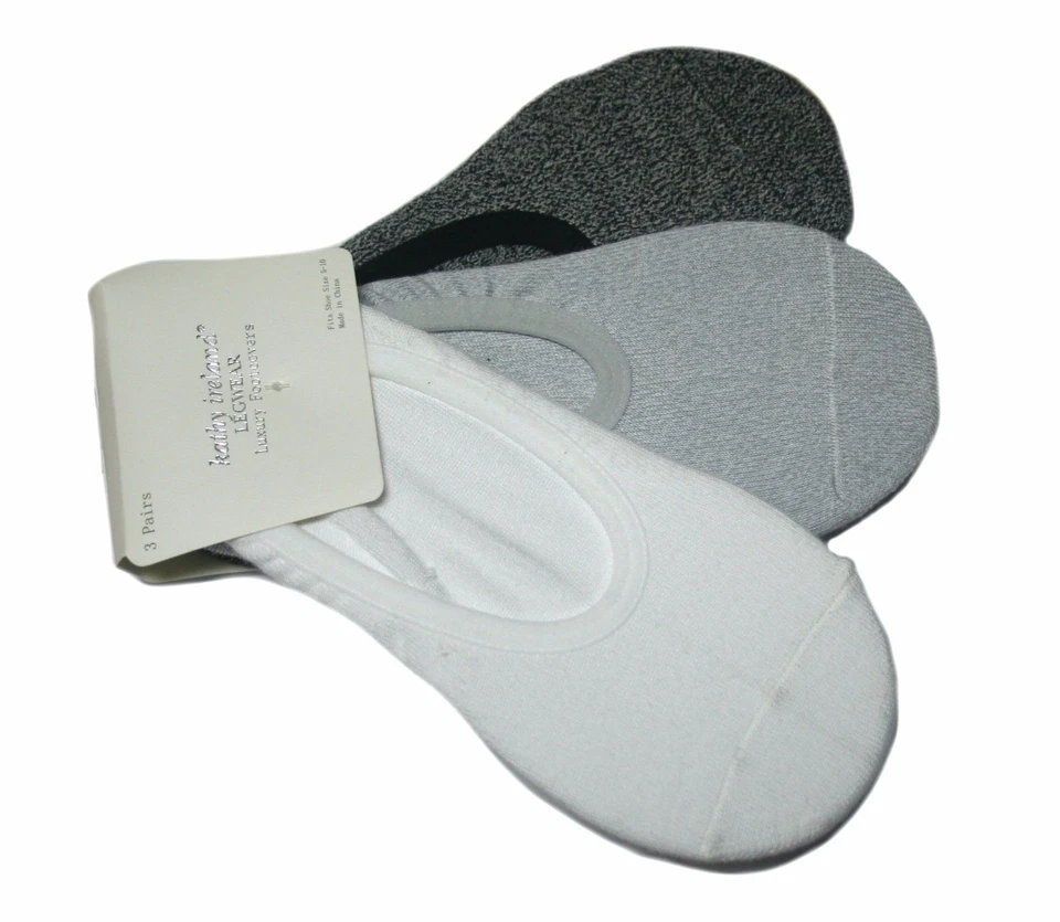 Kathy Ireland Legwear 3 Pairs Luxury Footcovers (Shoe Size: 5-10) - Image 1 of 1
