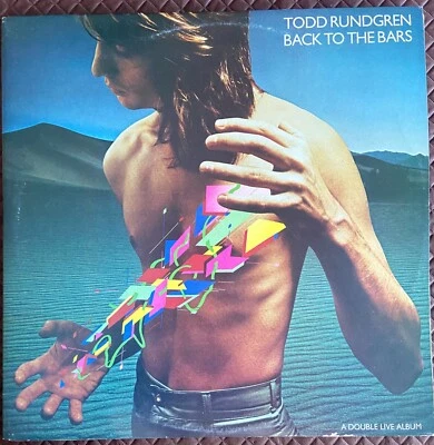 Todd Rundgren Back to the Bars original 2x Vinyl record 1978 Live - Image 1 of 4