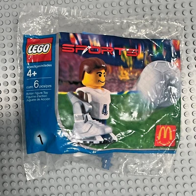 LEGO McDonald's Sports Soccer (7923) Set Number 1 - Player #4 : New Sealed :Rare - Image 1 of 4