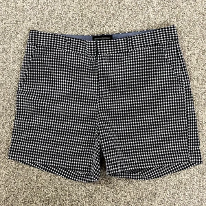 Banana Republic Damenshorts 8 schwarz weiß gestrickte Taschen mit Reißverschluss vorne hinten - Bild 1 von 15