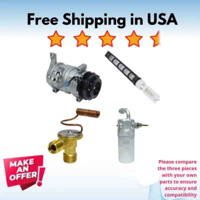 Kit Compressor A/C Fit Cadillac Escalade ESV 2003-2006, GMC Yukon XL 1500 00-06 - Image 1 of 4