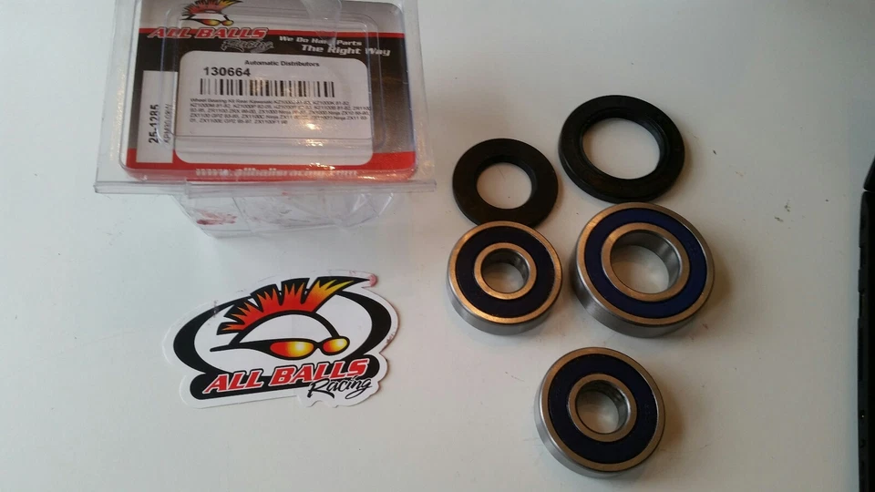 KIT DE RODAMIENTOS DE RUEDAS All Balls 1989 Kawasaki KZ1000C/P Police 25-1285 Foto 1 de 1