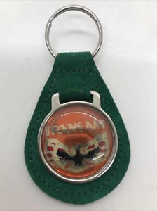 Vintage Pontiac Trans Am Leather Keychain Ring - Picture 1 of 3