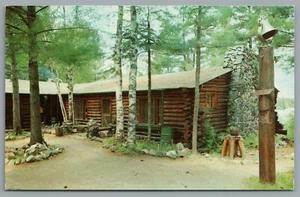 Sawbill Lodge Tofte Minnesota MN Chrome Postcard - Imagen 1 de 2
