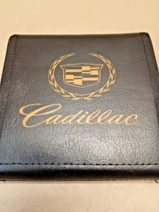 Vintage Cadillac Black CD DVD Carrier Case Holds 10 - Picture 1 of 6