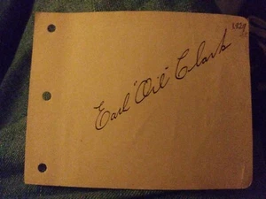 Earl Dutch Clark Autograph 1929 "Oil" Detroit Lions  - Picture 1 of 1