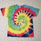 Fruit Of The Loom S/S T Shirt Mens Adult Size Extra Large Xl Tie Dye Multicolor