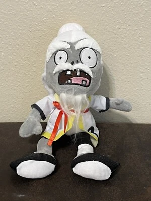 "Figura de peluche Plants vs Zombies Qigong KungFu con succión bebé relleno suave 12""" Foto 1 de 4
