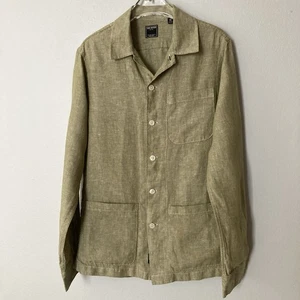 Sobrecamisa Todd Snyder Lino Tareas Chaqueta XS Verde - Imagen 1 de 15