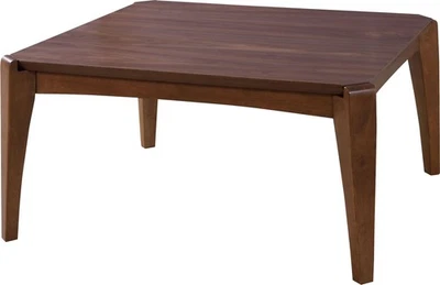 AZUMAYA KT-107 Kotatsu Heater Table, W30 x D30 x H15 Inches, Natural Walnut a... - Image 1 of 4