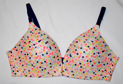 Sutiã Victoria's Secret levemente acolchoado sem fio conforto vários pontos 34C NOVO - Imagem 1 de 4