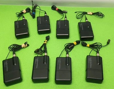 Audio-Technica ATW-T27 Transmitters LOT of 8 - Image 1 of 4