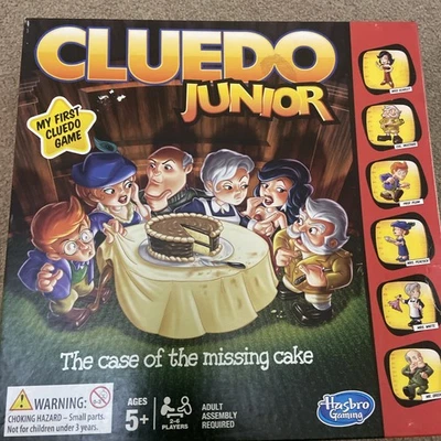 Cluedo Junior Board Game The Case Of The Missing Chocolate Cake Kids - Image 1 of 4