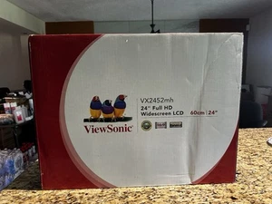 Viewsonic VX2452MH 24" Full HD LED Monitor 1920 x 1080 new sealed unopened  - Picture 1 of 3