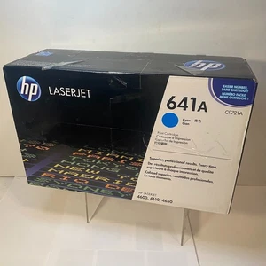 Cartucho de tóner HP 641A cian LaserJet (C9721A) NUEVO/SELLADO OEM - Imagen 1 de 4