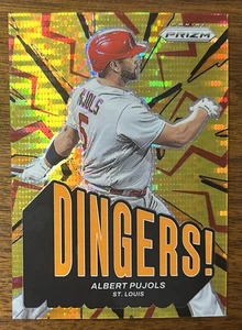 ALBERT PUJOLS 2025 PRIZM DINGERS! #6 ORANGE PULSAR PRIZM / 399 KARTEN HOF! - Bild 1 von 2