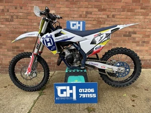 2022 HUSQVARNA TC125 - SOLD BY US NEW - NICE CLEAN EXAMPLE - MOTOCROSS BIKE SX - Picture 1 of 9