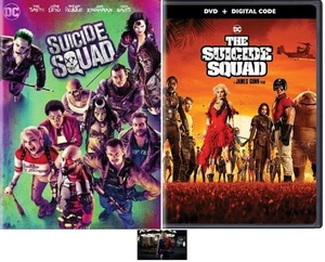 DC Comics Double Feature SUICIDE SQUAD 1 One & 2 TWO DVD Set + Harley Quinn Card - Picture 1 of 4