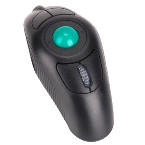 2 .4G Wireless Mouse Handheld Wired Trackball for Gaming Thumb Controlled - Picture 1 of 12