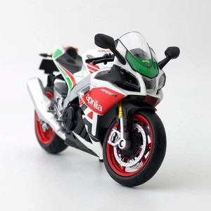 1/12 Aprilia RSV4 RR1000 Motorcycle Model Diecast Boys Toys For Kids Gifts White - Picture 1 of 7