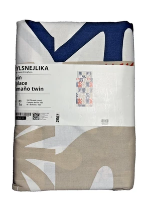 IKEA HYLSNEJLIKA Twin Duvet Cover & Pillowcase Multicolor Bedding Set 106.055.32 - Image 1 of 4