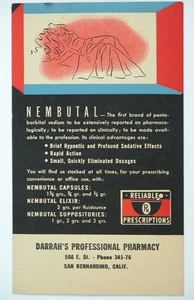 Postfrisch Kanada Werbung Briefpapier Postkarte Nembutal Rezept Chemiker - Bild 1 von 4