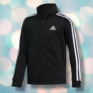 Adidas Youth Boy’s Athletic Zip Sweatshirt Size 4 - Picture 1 of 4