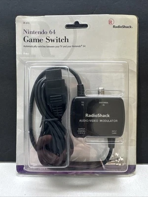 Radio Shack Nintendo 64 Game Switch Game System Accessory NEW Sealed #26-610 - Image 1 of 2