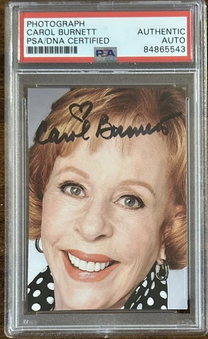 CAROL BURNETT SIGNED PHOTOGRAPH PSA DNA CERTIFIED AUTOGRAPH VINTAGE SHOW PICTURE Cover