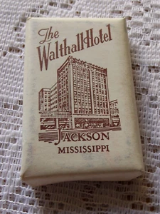 VINTAGE THE WALTHALL HOTEL JACKSON MISSISSIPPI KASCHMIR-BOUQUET SEIFENSTÜCK - Bild 1 von 2