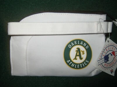 MLB Oakland запястье позвольте мини (новый с ярлыками) маленькая земля белый и зеленый + шарф рак - Изображение 1 из 4