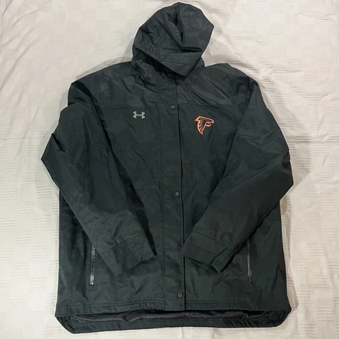 Atlanta Falcons Jacket Men's 2XL XXL Black Under Armour Storm Team Jacket Cover