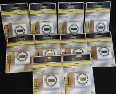 9 Defiant Indoor Digital Timer 7 Day Programmable to the minute 458 158 - Image 1 of 4