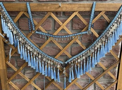 Araber Showhalfter ,Pferdeschmuck Blau, Wie Bauchtanz , Pferd - Bild 1 von 4