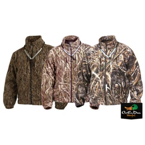 DRAKE WATERFOWL SYSTEMS MST CAMO WINDPROOF FLEECE LAYERING COAT FULL ZIP JACKET - Picture 1 of 1